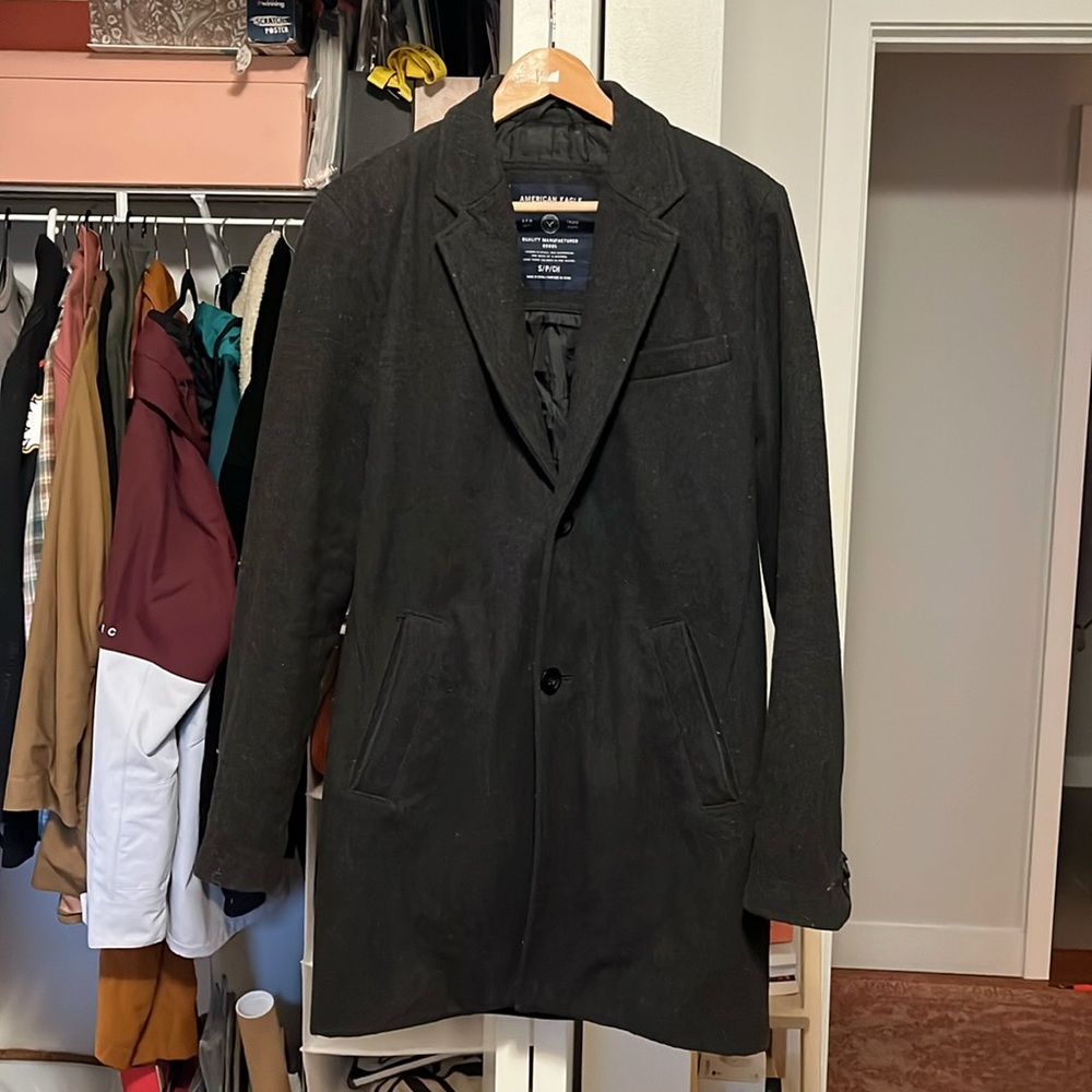 American Eagle Men’s Wool Coat - SMALL